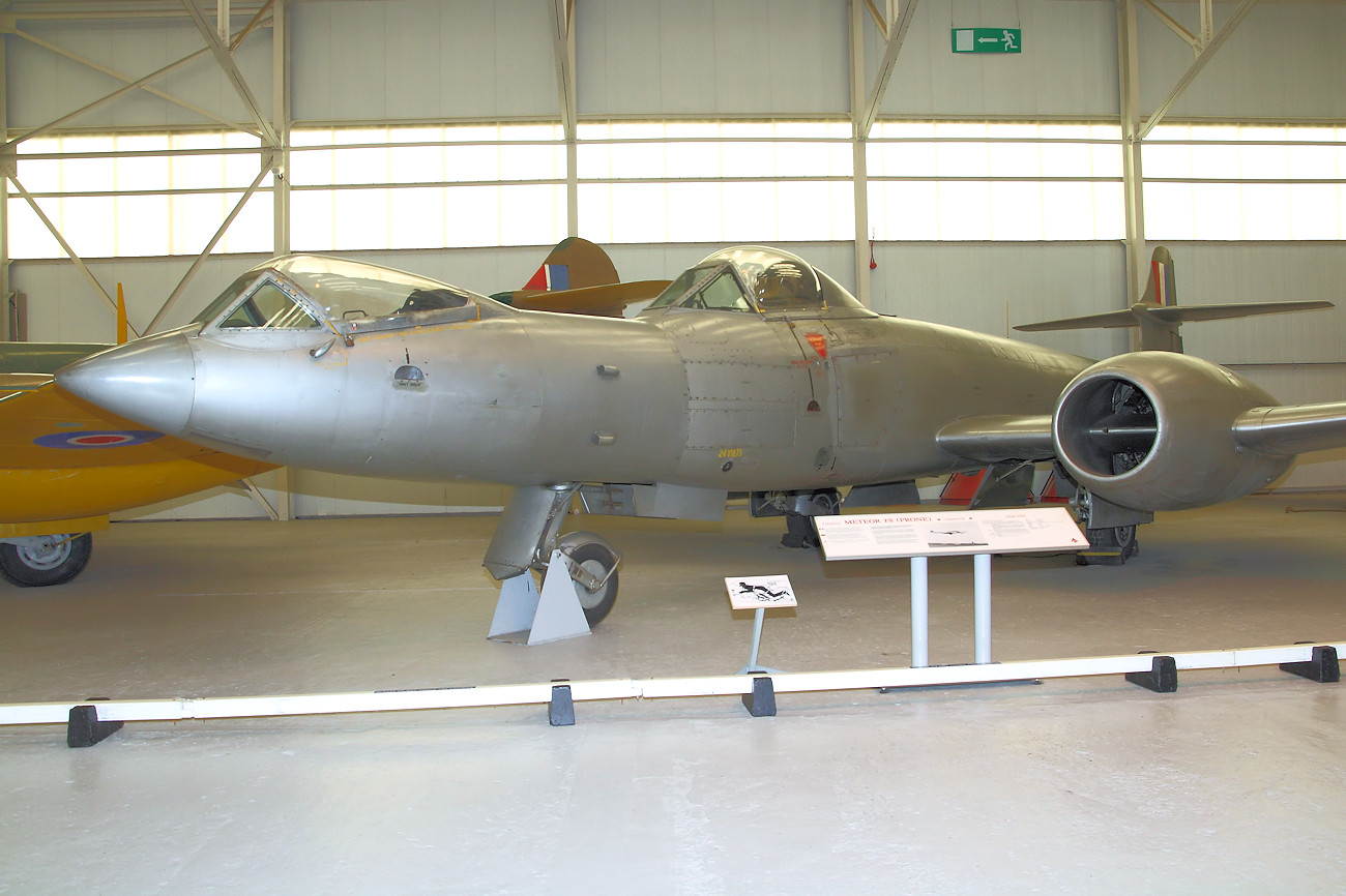 Gloster Meteor F8 Prone Position