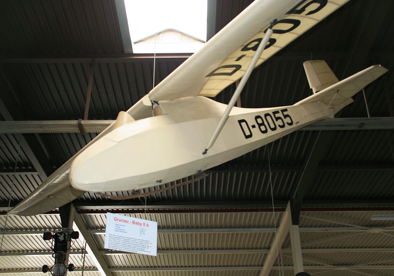 Grunau Baby II b - eines der meistgebauten Segelflugzeuge