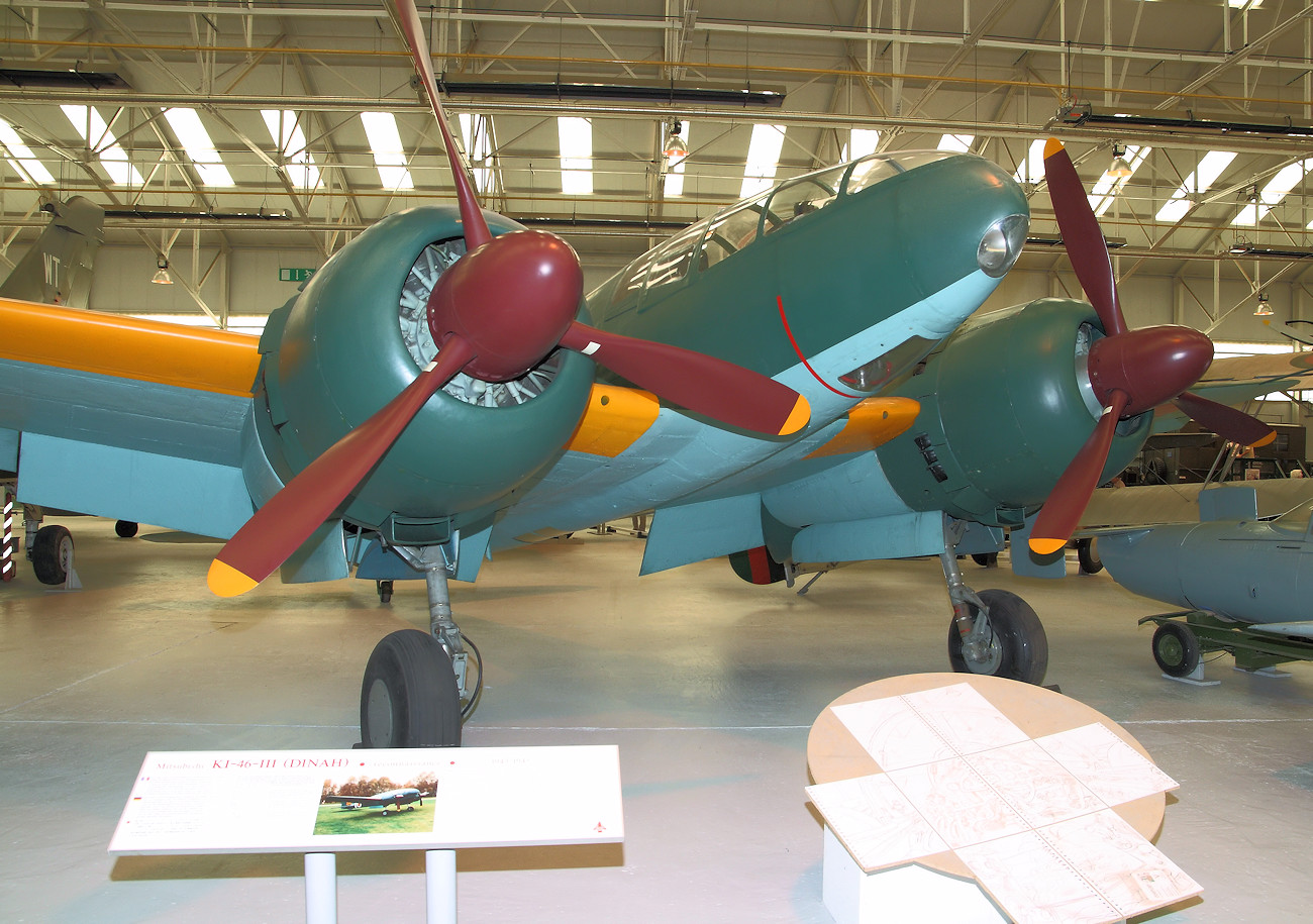 Mitsubishi KI-46 III Dinah - eines der schnellsten japanischen Kampfflugzeuge im 2. Weltkrieg