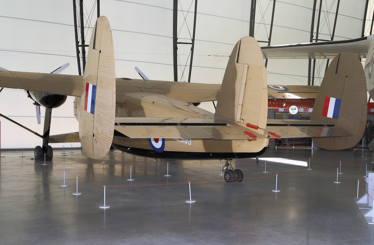 Scottish Aviation Twin Pioneer - Leitwerk