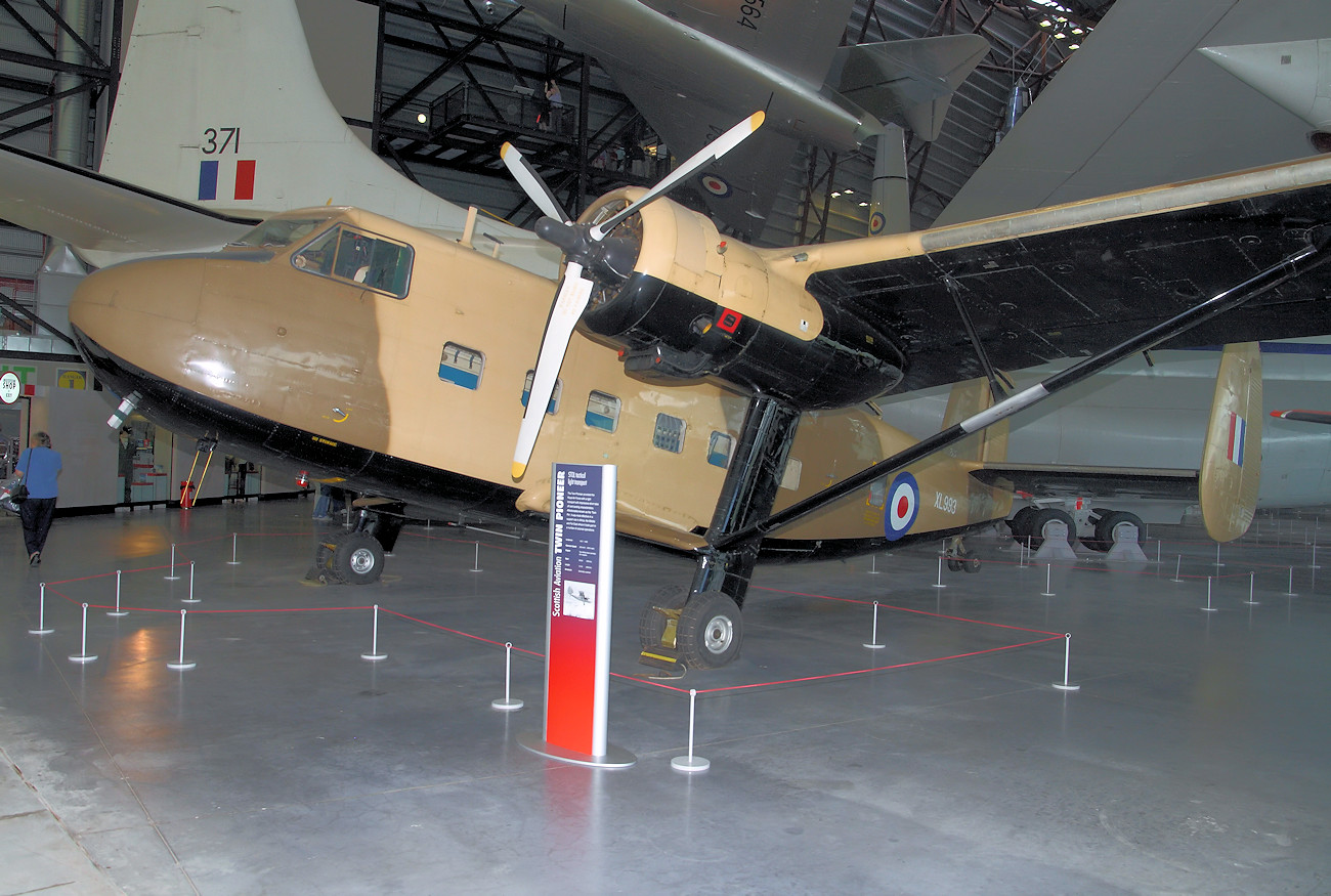 Scottish Aviation Twin Pioneer - Flugzeug mit zwei Sternmotore