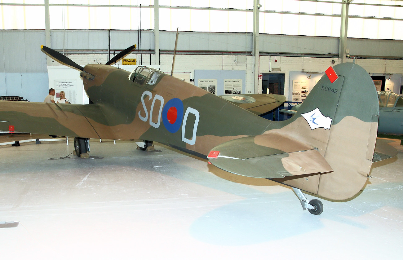 Supermarine Spitfire Mk.I - berühmtest britische Jagdflugzeug der ersten Generation