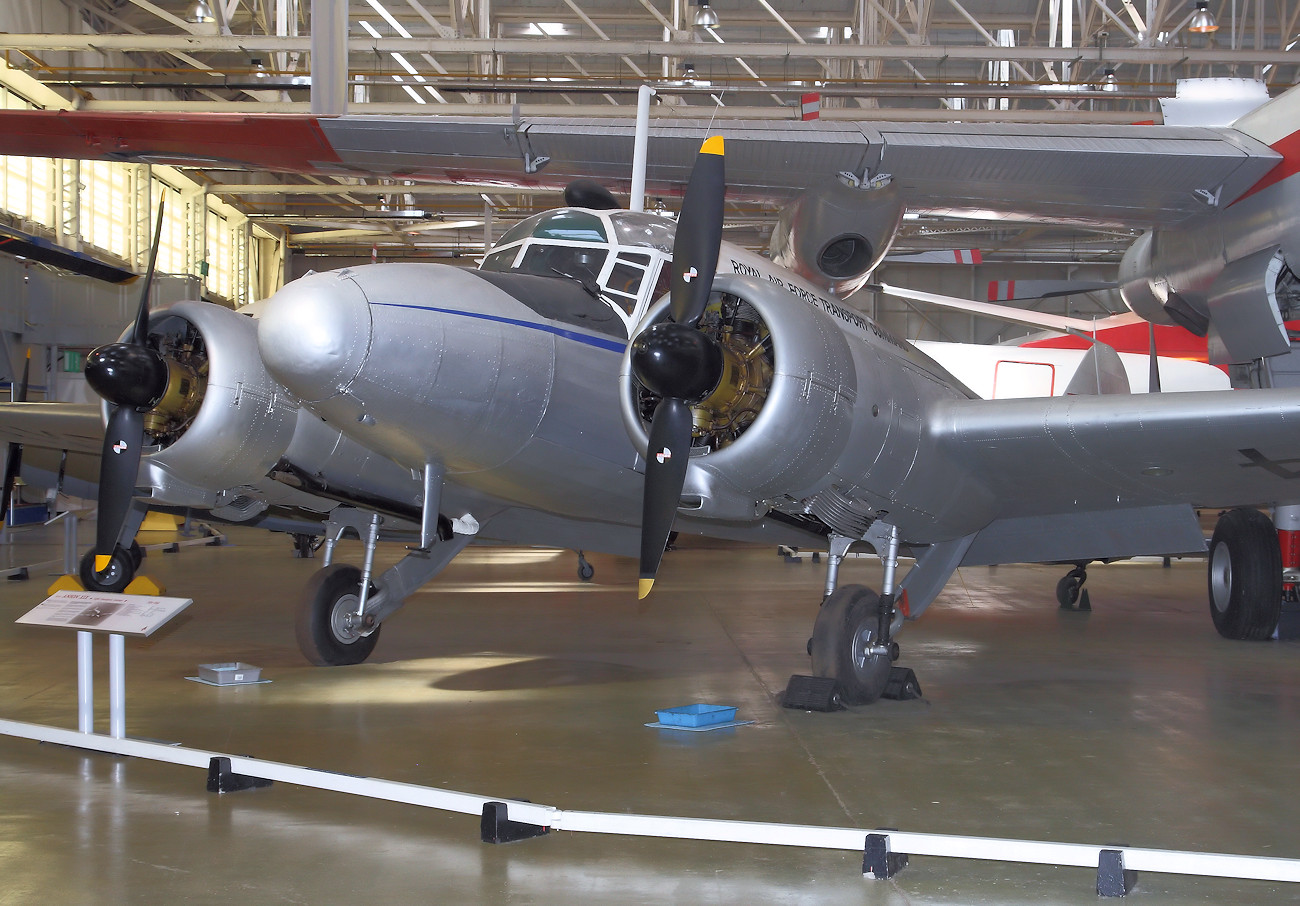Avro Anson XIX - Transportflugzeug