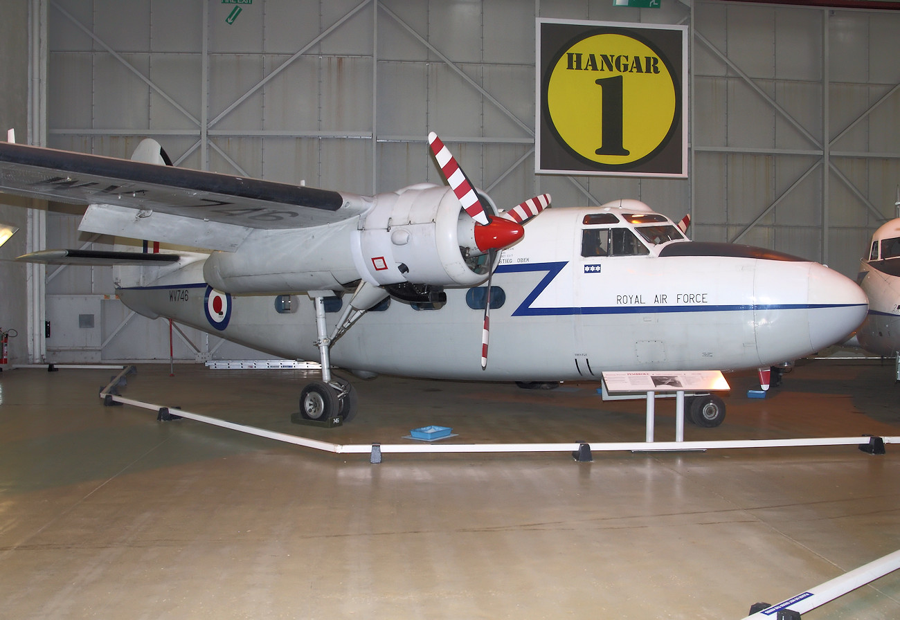 Hunting Percival Pembroke C1 - Transport- und Verbindungsflugzeug der Royal Air Force