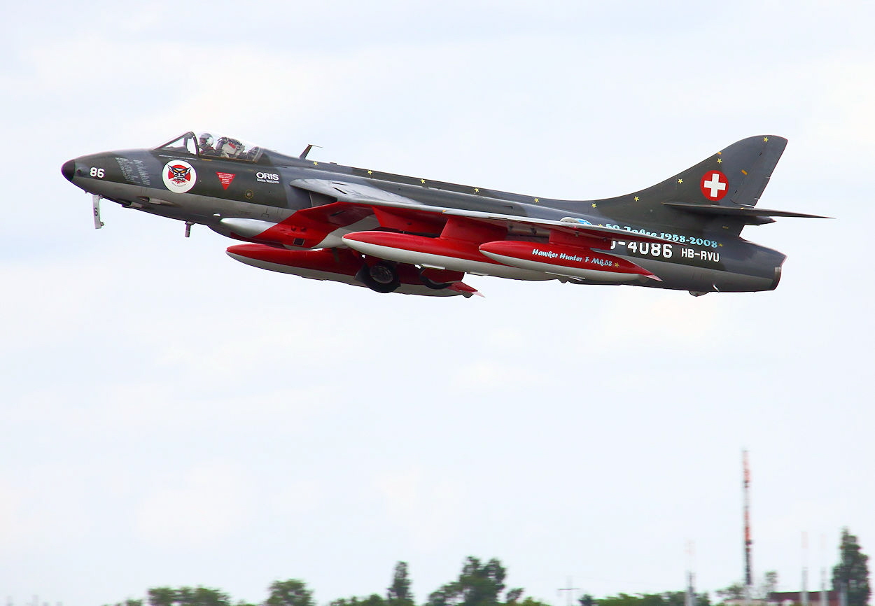 Hawker Hunter Mk. 58 - Flug