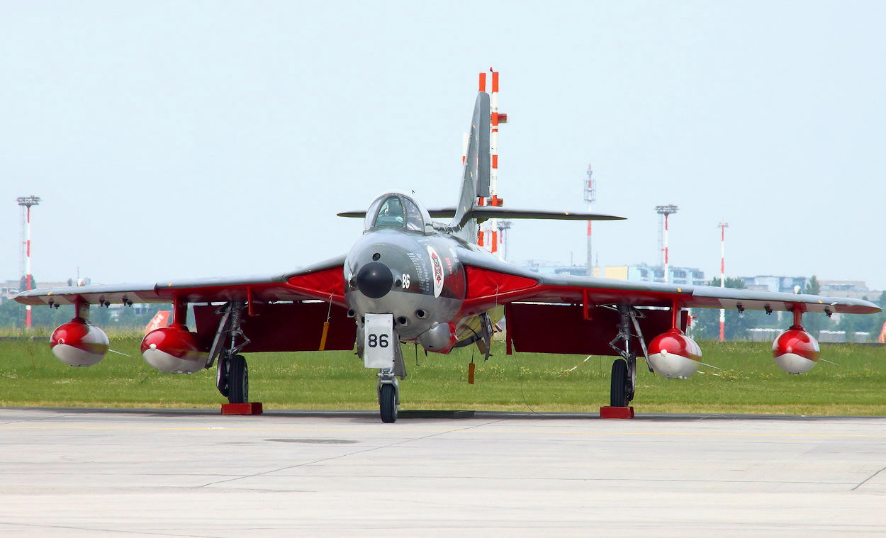 Hawker Hunter Mk. 58 - Flugplatz