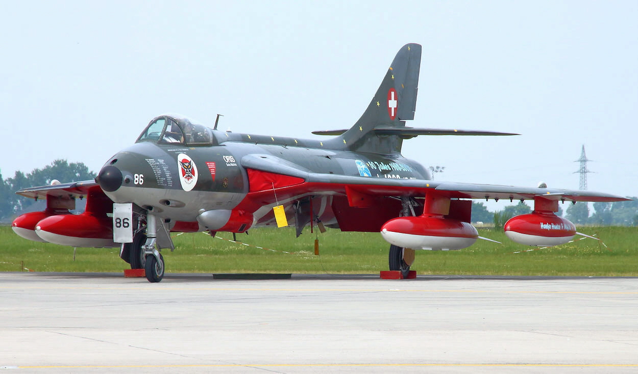 Hawker Hunter Mk. 58 - Rollfeld