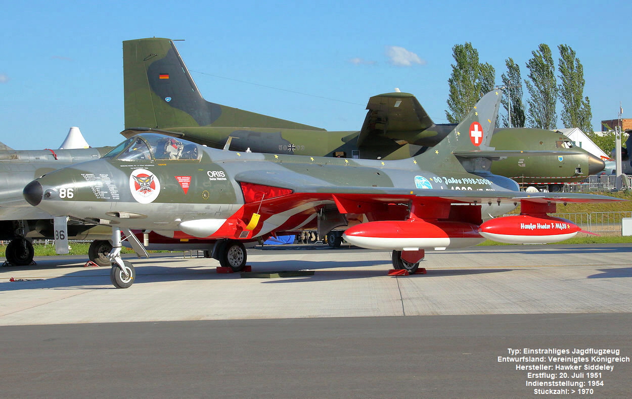 Hawker Hunter Mk. 58 - für die Schweizer Luftwaffe