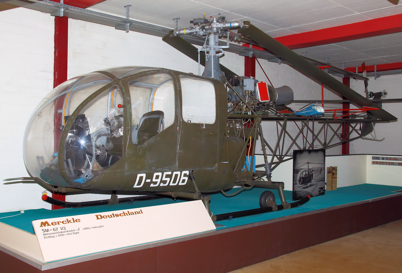 Merckle SM-67 V2 - Der erste deutsche Hubschrauber mit Turbinenantrieb
